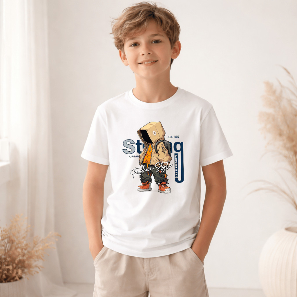 Camiseta Infantil e Juvenil Estampada 100% Algodão Premium Criança Personalizada Unissex Blusa Camisa