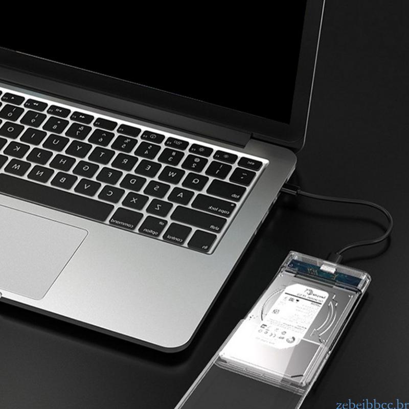 zebeibbcbr Gabinete Disco Rígido Externo Elegante 2 5 Polegadas Para Todos Os Usuários, Transferência Rápida D