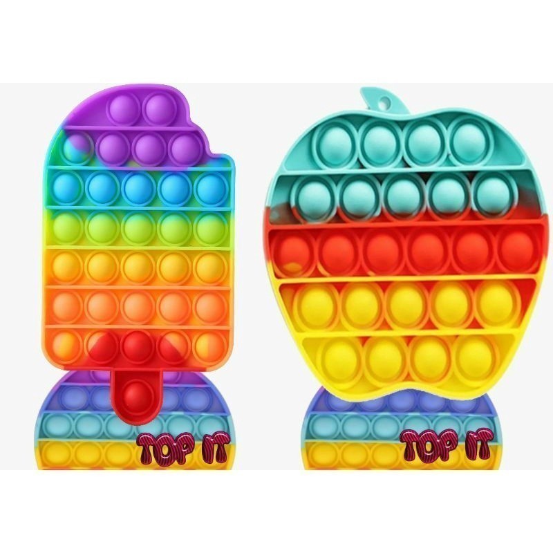 pop it kit decoração de festa infantil 4 display de 16cm