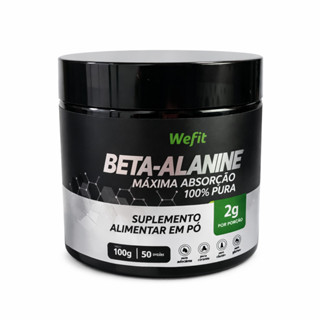 Beta Alanina Pote 100g Wefit em Oferta na Shopee