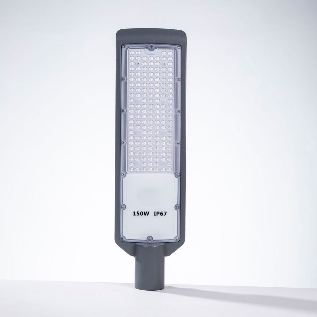 Luminária Pública De Poste Led Smd 150w Ip67 Branco Frio Com Fotocélula HKX