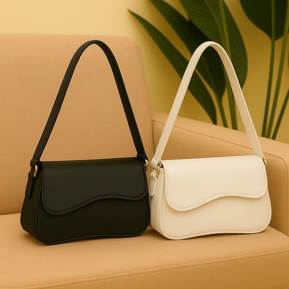 Bolsas Feminina Kit 2 Unidade Bolsa De Ombro Elegante Versatil Varias Cores