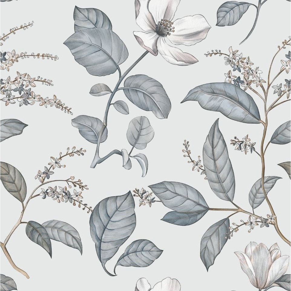 Papel de Parede Autoadesivo Floral 10M