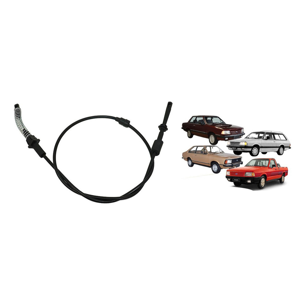 Cabo Acelerador Ford Corcel Belina 2 Pampa Del Rey Motor Cht 1.6 1983 84 85 86 87 88 89 10 91 92 93