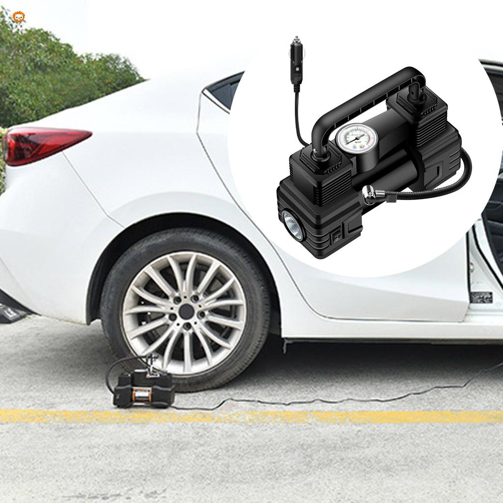 Compressor De Ar Portátil Para Inflar Pneus , Bomba Fácil De Operar Com Grande Capacidade De Bateria , Adequado Emergênc