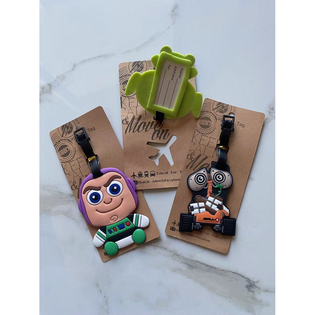 Etiqueta de bagagem fofa essencial para viagem Robot Story Wally Toy Story Etiqueta de bagagem MYI9