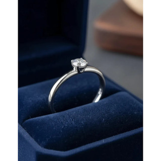 Anel Solitário Prata/Dourado Com Pedra Zircônia Aço Inox Luxo Brilho Tendência Noivado Casamento Namoro