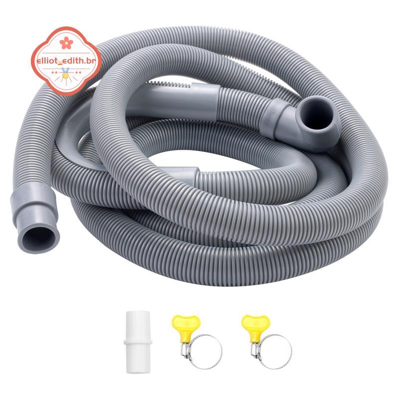 Máquina De Lavar Mangueira Dreno 2.5M Extensão Da De Drenagem Para Máquinas Louça Secadores