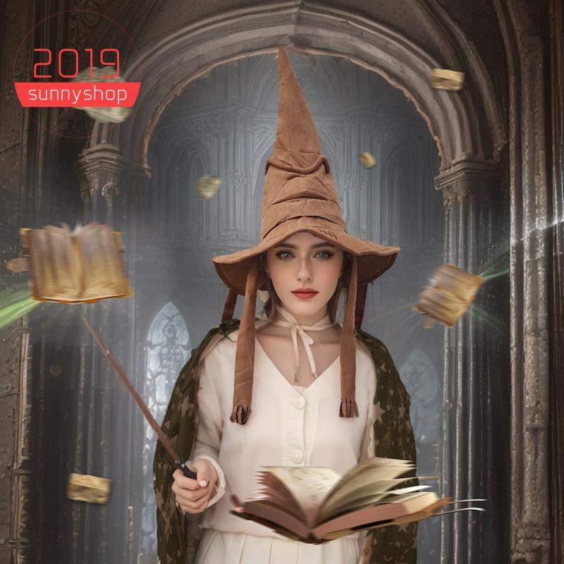 [Bestseller S] Moda Bruxa Feiticeiro Chapéu Masculino Cosplay Acessórios Para Fantasia Vestido De Adereços Festa De Hall