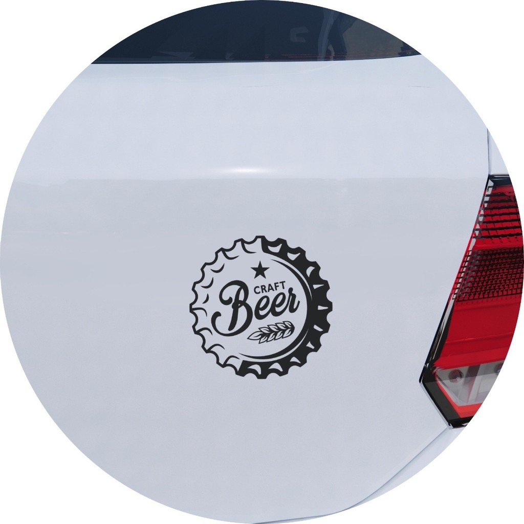 Adesivo Para Carro Tampinha Cerveja Artesanal
