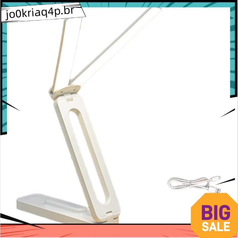 Proteção Para Os Olhos LED Lâmpada De Mesa USB Recarregável Dobrável Candeeiro Regulável Toque Luz Da Noite O Quarto Cab