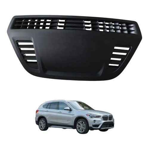 Moldura Capa Painel Central Bmw X1 2017 A 2021 Preto Listras