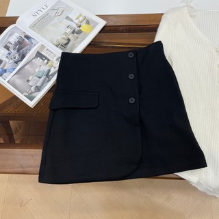 Primavera Festival entrega saia outono inverno versão coreana feminina moda cintura alta terno a linha Hip-embalado saia