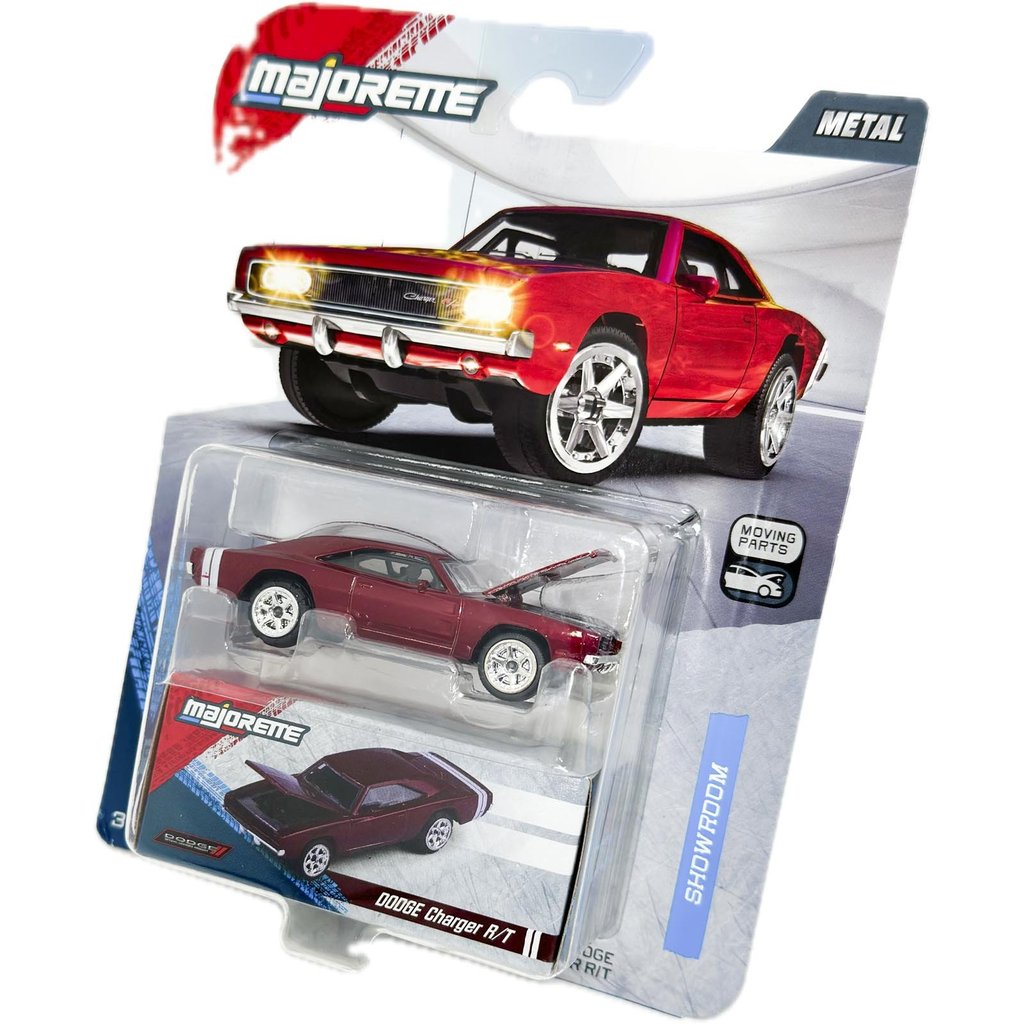 Miniatura - 1:64 - Dodge Charger R/T - Showroom Deluxe - Majorette 8502001000