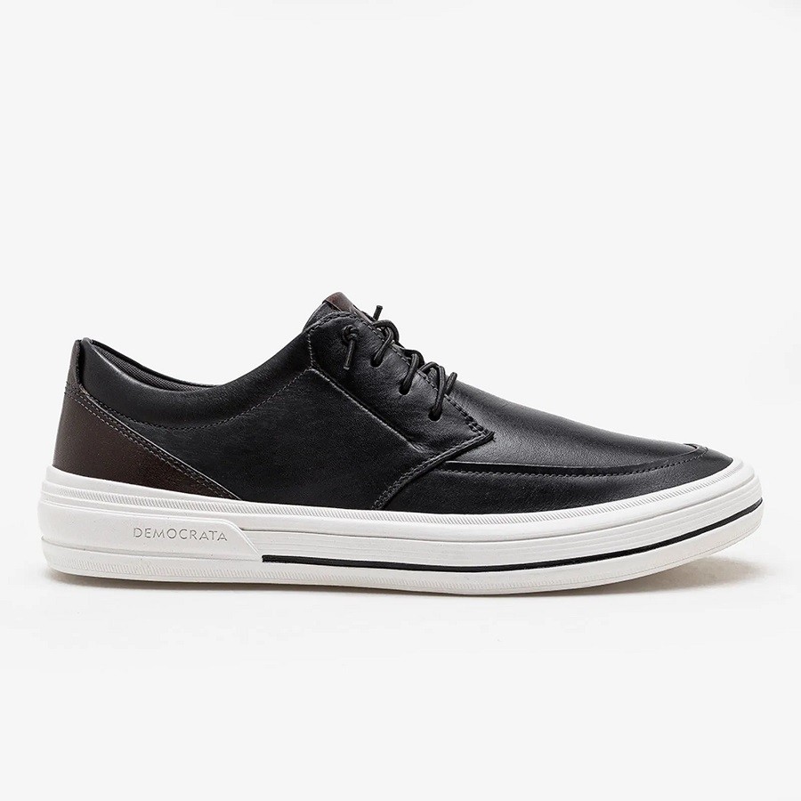 sapato casual Masculino elegante Clay Couro - democrata 290302