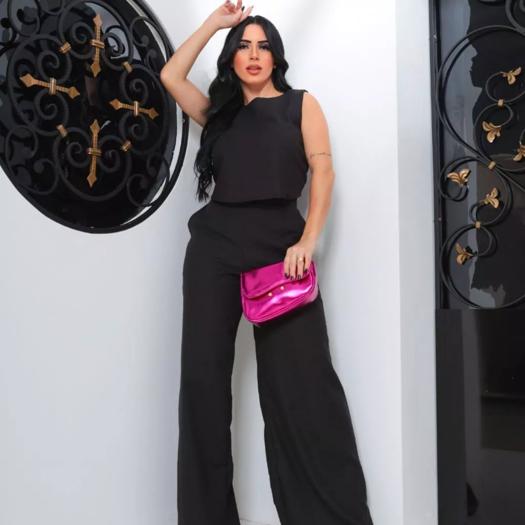 Conjunto Feminino Calça + Blusa Linho