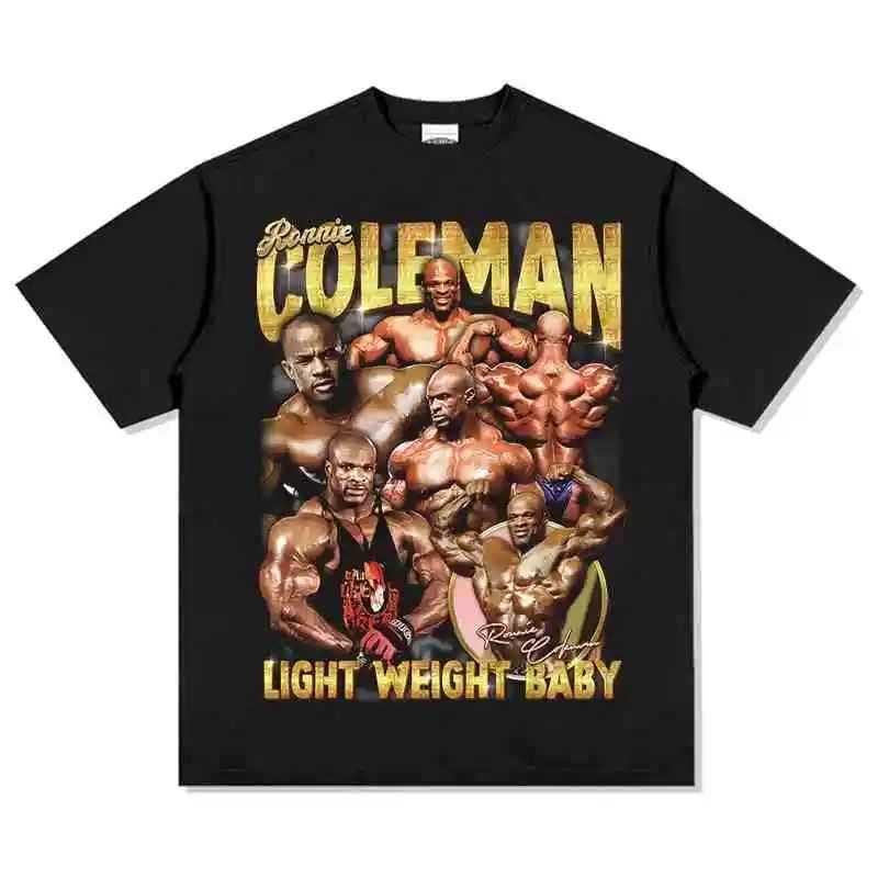 Camiseta Masculina Academia Big Lift Lançamento 100% algodão Unissex Plus Size Oversized Premium - Estampaê