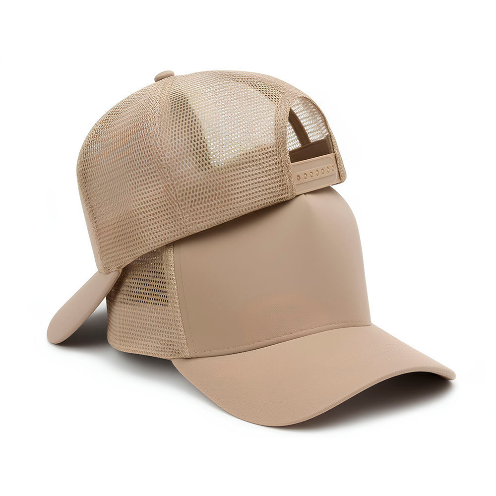 Boné Trucker Telinha Liso Aba Curva Bone Unissex Redinha Preto Bege Masculino Feminino