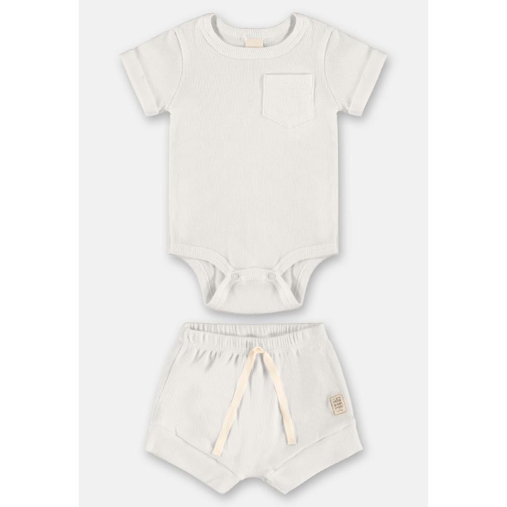 Conjunto Body Short Ribana Nature Up Baby