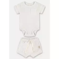 Conjunto Body Short Ribana Nature Up Baby