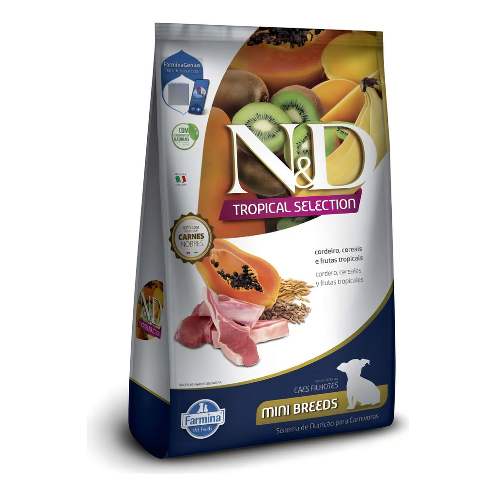 Ração ND N&d Tropical Selection Cao Puppy Mini cordeiro 2+0,5kg 2,5kg