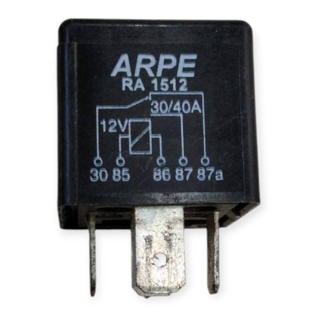 Relé Auxiliar Universal ARPE RA1512 12V 70Amperes Usado