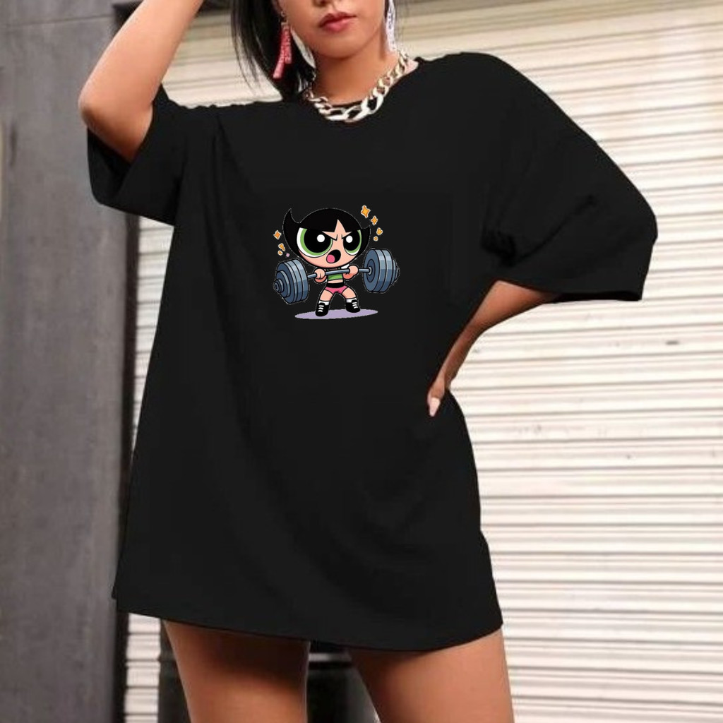Camiseta Camisa Meninas Super Poderosas Academia
