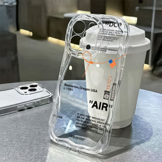 Tênis Cadarço De Ar Capa Capinha Para iPhone 17 16 15 14 Plus 13 12 11 Pro Max XR Silicone Transparente em Oferta na Shopee