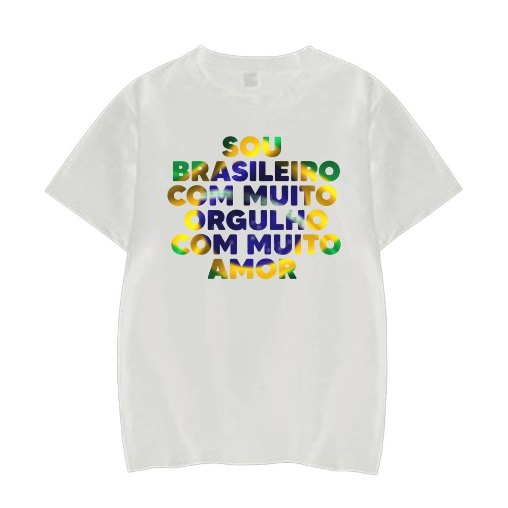 Camisa brasil camisa de time brasil camisa seleção brasileira camisa 100% algodão