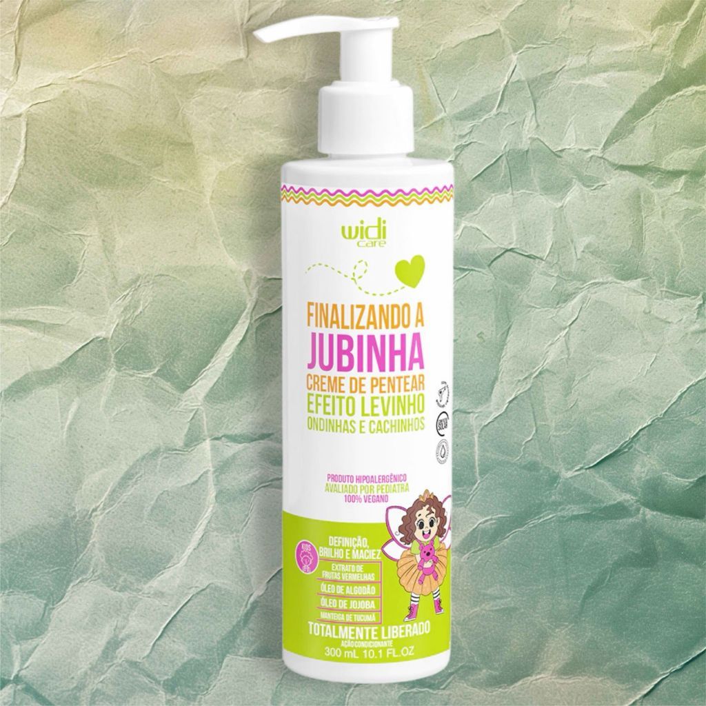 Creme de Pentear Infantil Finalizando a Jubinha Widi Care 300ml - Efeito Levinho em Oferta na Shopee
