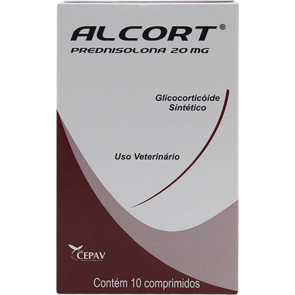 Alcort 20mg 10 Comprimidos - Cepav em Oferta na Shopee