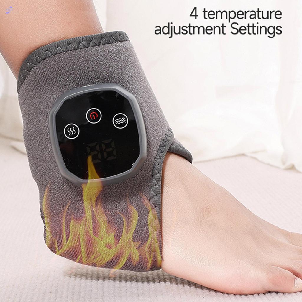 Massageador De Tornozelo Para Pés Com Aquecimento De Grafeno Função De Vibração E Elétrico Uso Em Viagens Escritórios Do