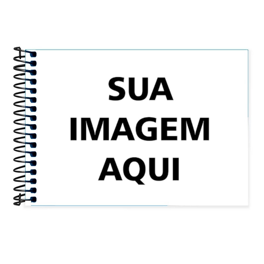 Caderno de Desenho Com Sua Foto ou Imagem 96 folhas em Oferta na Shopee