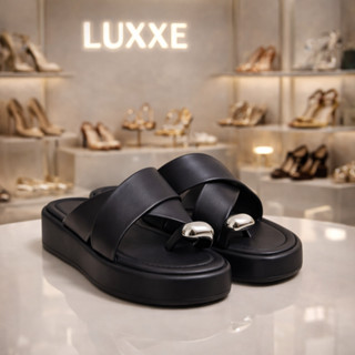 Flat Feminina Plataforma Moderna com Detalhe ABS – Luxxe em Oferta na Shopee