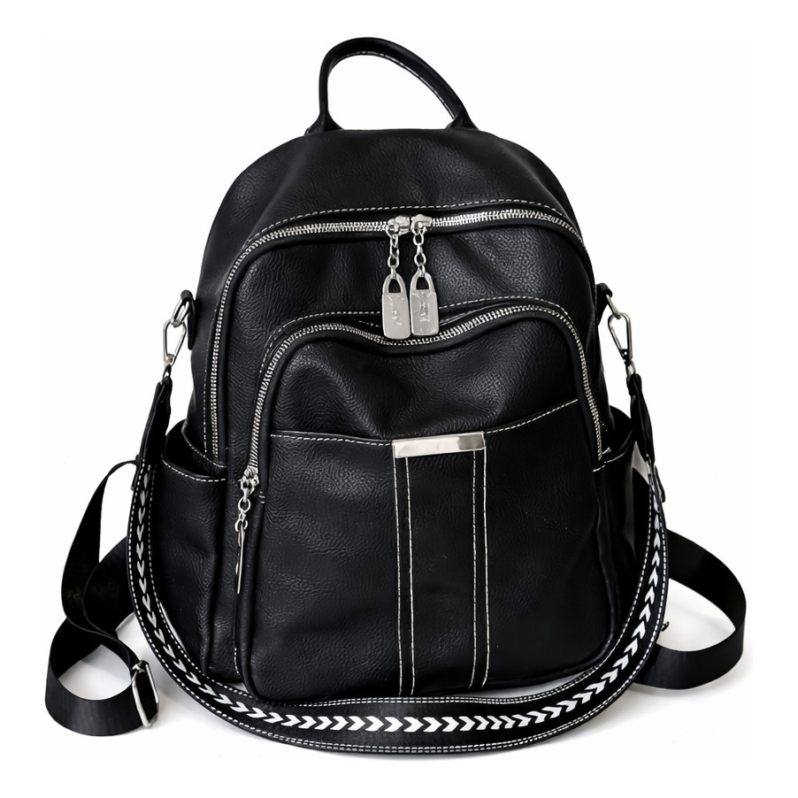 Bolsa Feminina Casual De Costas Impermeável Mochila Media