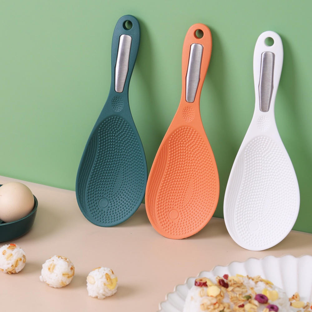 Colher De Arroz De Silicone De Uma Só Peça Antiaderente Para Cozinha Doméstica Utensílios De Resistentes A Alta Temperat