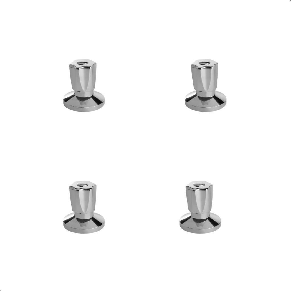 Kit de 4 Acabamentos de Registro Padrão Deca Modelo C50 1/2 ou 3/4