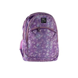 Mochila Ibra Estampa Purple Hearts com Design Exclusivo