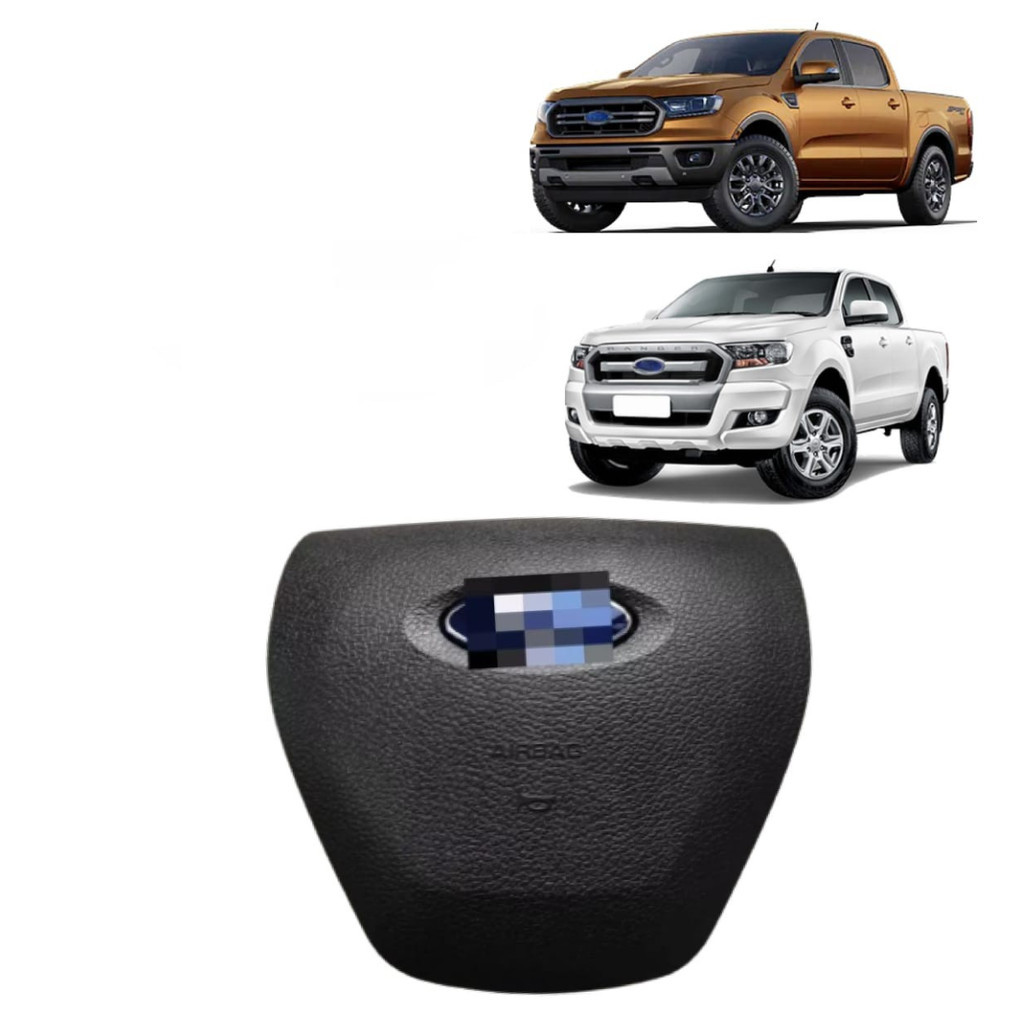 Capa Central Volante Tampa Airbag Ford Ranger 2017 a 2019 Acionamento Buzina Motorista | Tampa Central Volante Ranger