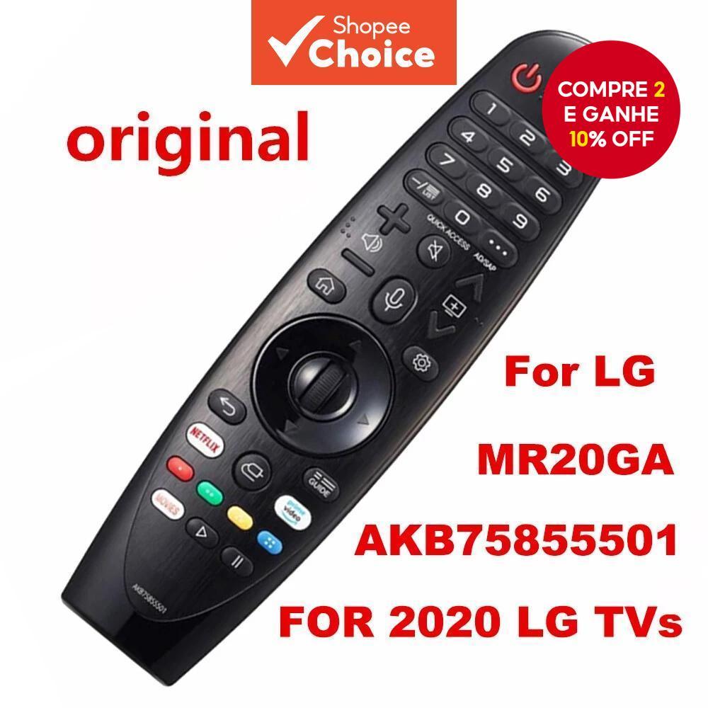 Controle Remoto Universal Novo 20GA AKB75855501 Substituição para TV Smart LG