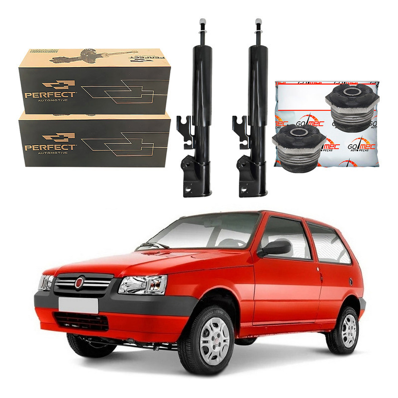 Kit Amortecedor Traseiro Uno 1.0 2004 A 2013