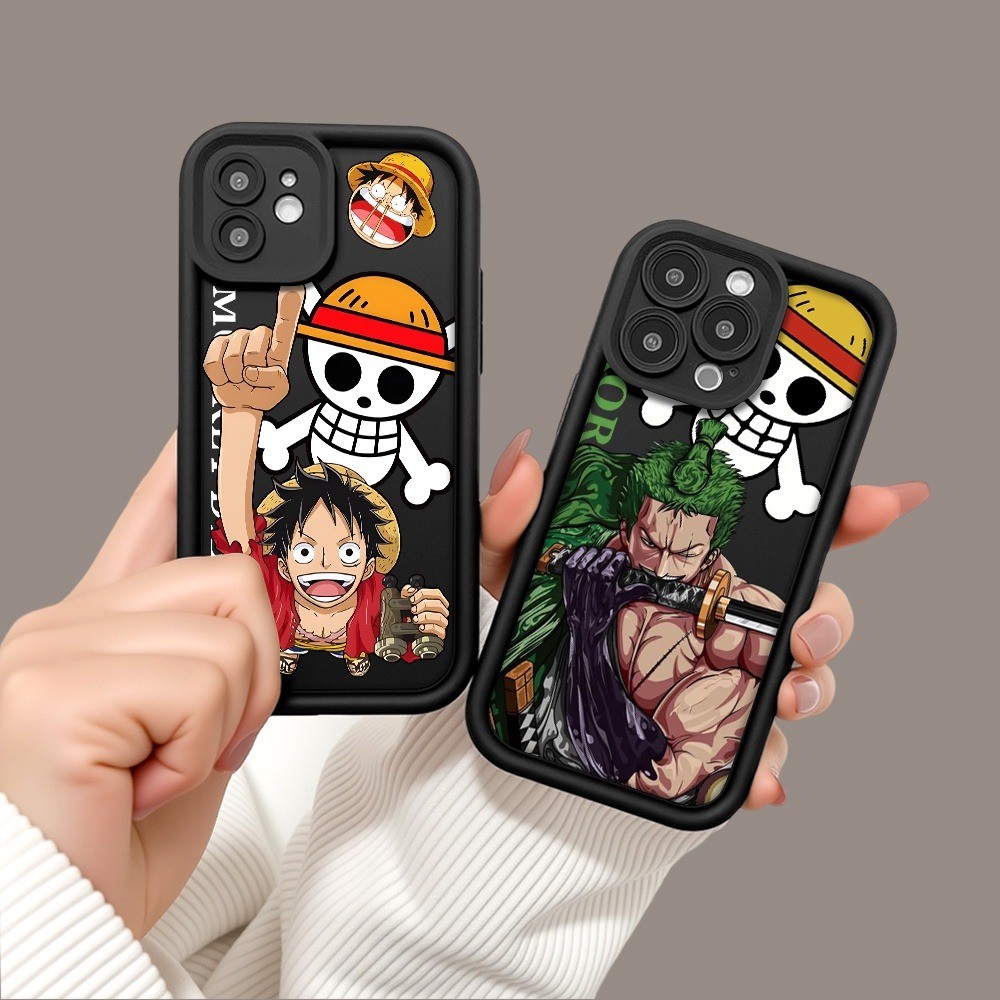 Capinha Capa Para Samsung A04 A05 A10 A12A14 A15 A32 A35 A55 A72S21 22 23 24 One Piece Luffy Silicone Anti-impacto