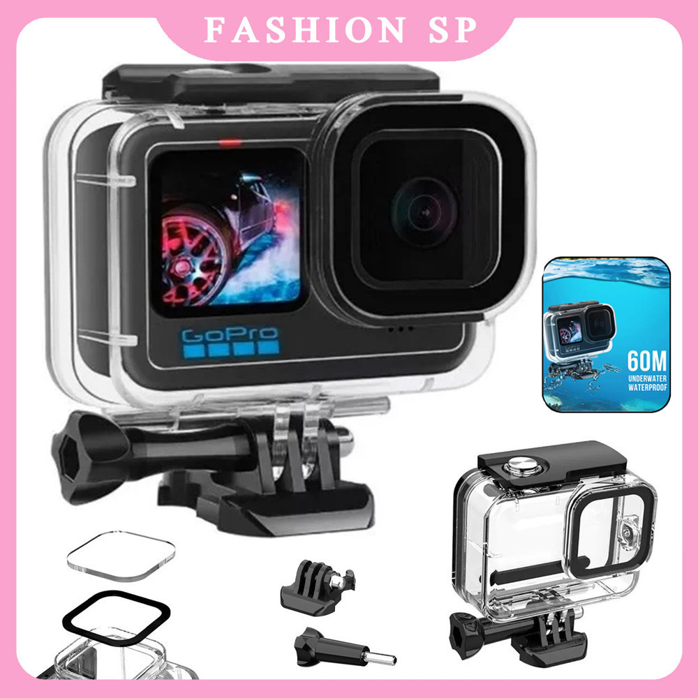 Caixa Estanque Protetora Capa P/ Gopro Hero 9 10 11 12 13 60m