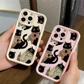Adequado Para Samsung A55 A15 A17 A07 A14 A54 A12 A35 A13 A05S A04E A11 A23 A32 A34 ‌ Estojo Gatos Da Moda S24 em Oferta na Shopee