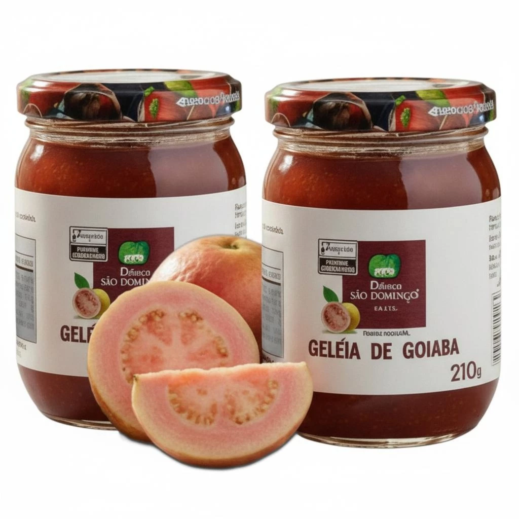 Kit c/ 2und Geleia de Goiaba Tradicional SÃO LOURENÇO 210g