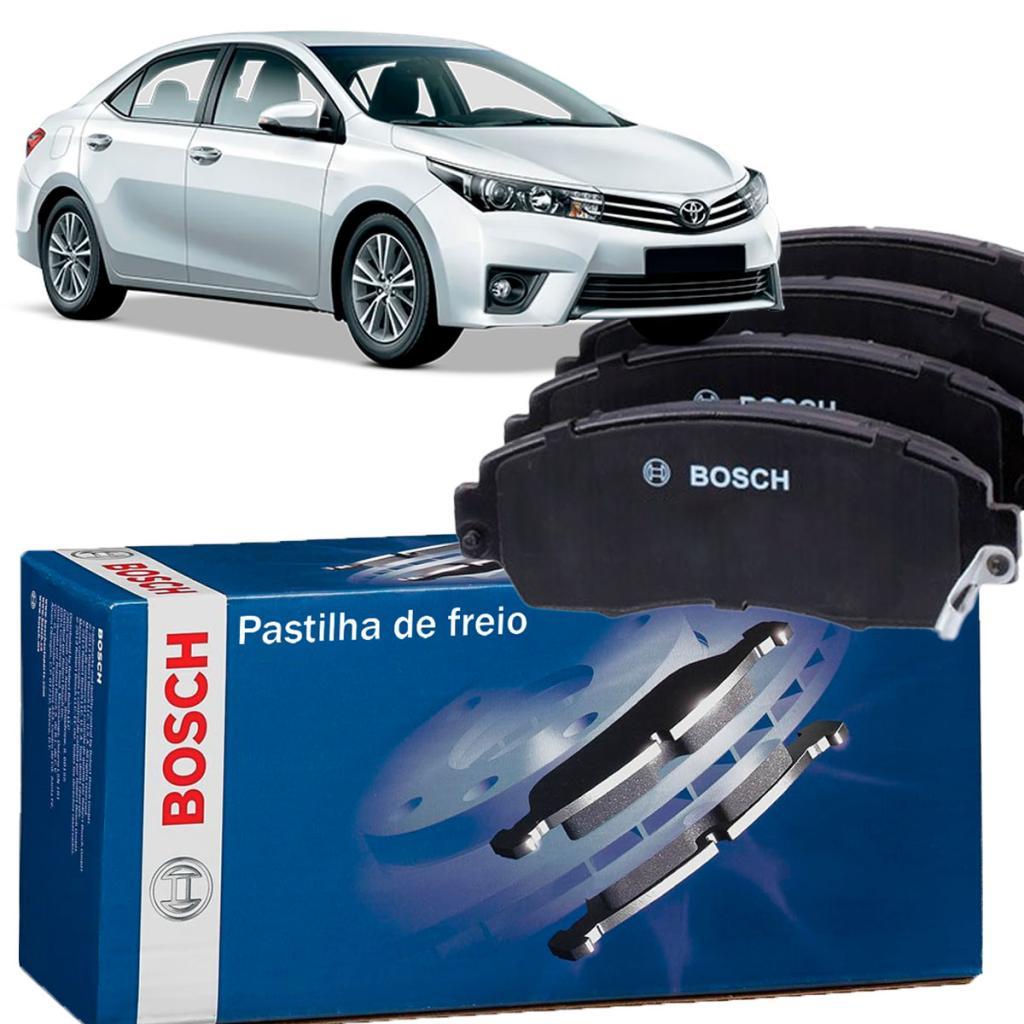 Kit Pastilha de Freio Dianteira E Traseira Original Bosch para Corolla 1.8 e 2.0 2015 Até 2018 em Oferta na Shopee