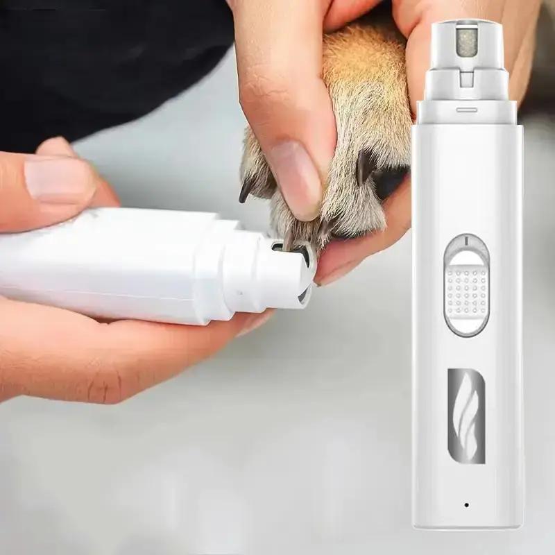 Cortador de Unhas para Cães Sem Fio, Aparador de Unhas Elétrico para Cães, Moedor de Unhas para Animais de Estimação, Su