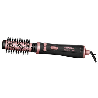 Escova Rotativa Mondial Preto e Golden Rose ERB-01 Elétrica Bivolt 127V 220V