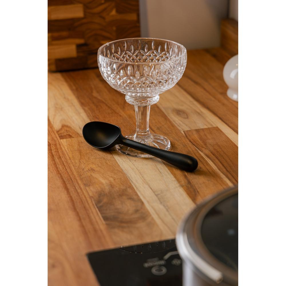 Colher para Sorvete Cabo Antiderrapante Chef Pro 17cm Preto