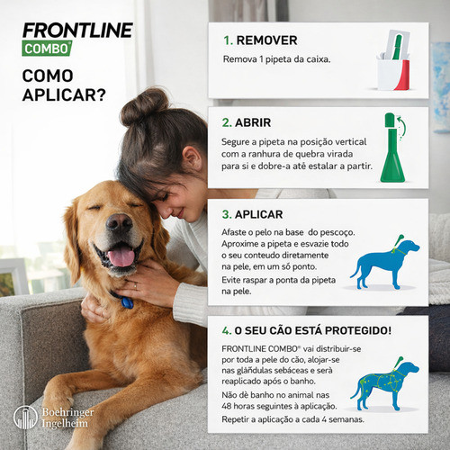 Frontline Plus Pipeta Antipulgas Carrapatos Cães 40 A 60kg Vermelho — imagem 2 de 2